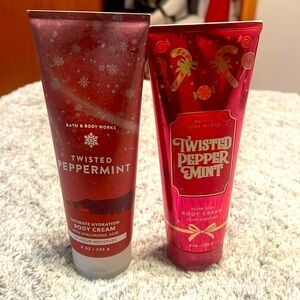Twisted Peppermint body cream new
